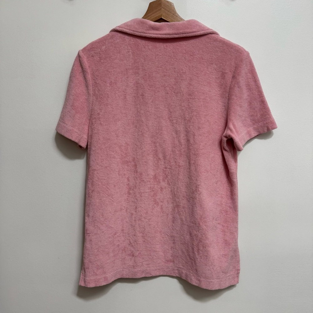 Helmet Lang Towel Terry Polo Shirt - Picture 6 of 12